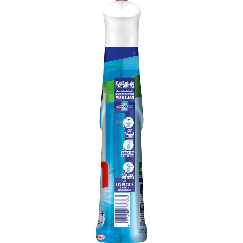 Produktabbildung Sidolin Glasreiniger Streifenfrei, Multiflächen