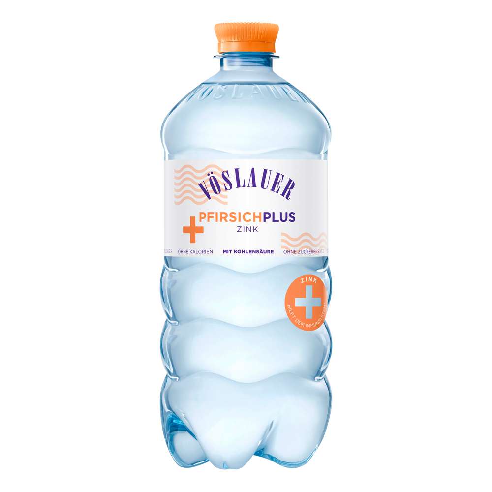 Produktabbildung Vöslauer Wasser mit Geschmack Pfirsich 