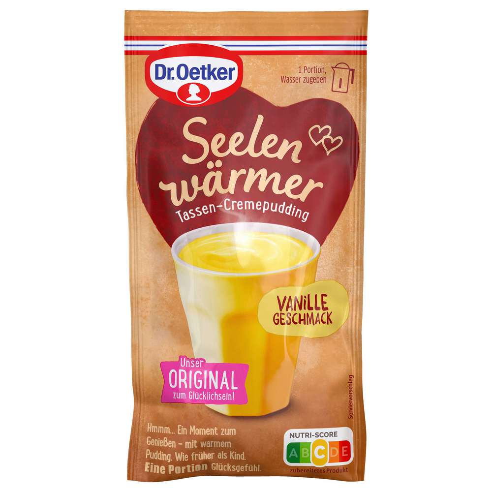 Produktabbildung Dr. Oetker Pudding Seelenwärmer, Vanille