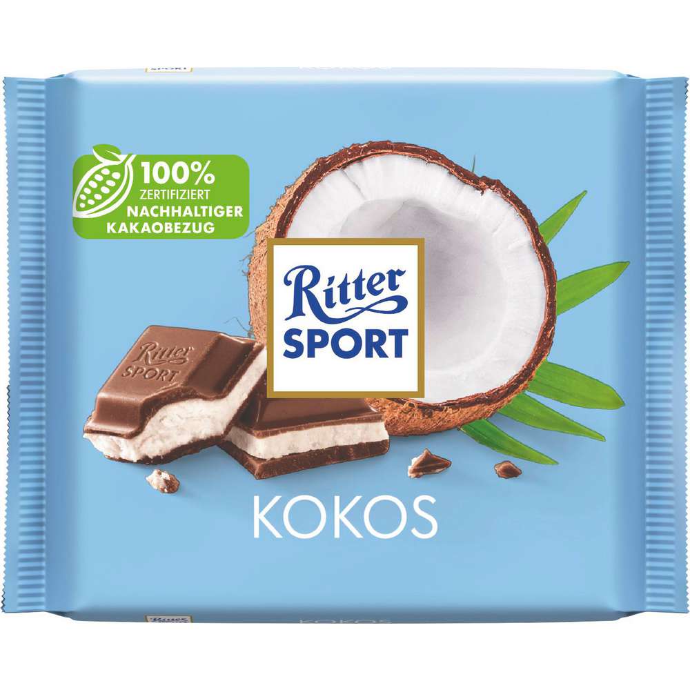 Produktabbildung Ritter Sport Tafelschokolade, Kokos