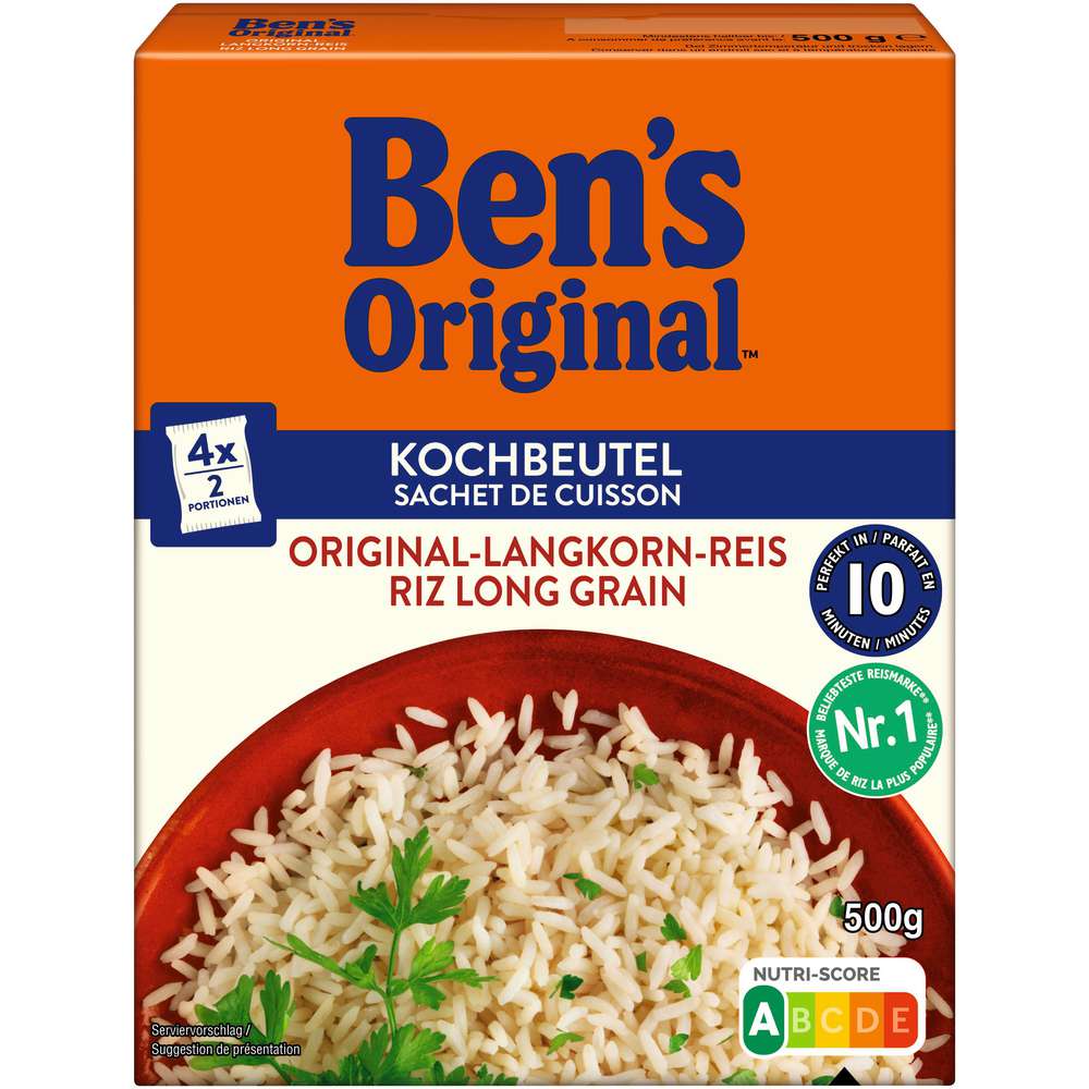 Produktabbildung BEN'S ORIGINAL Langkornreis Kochbeutel