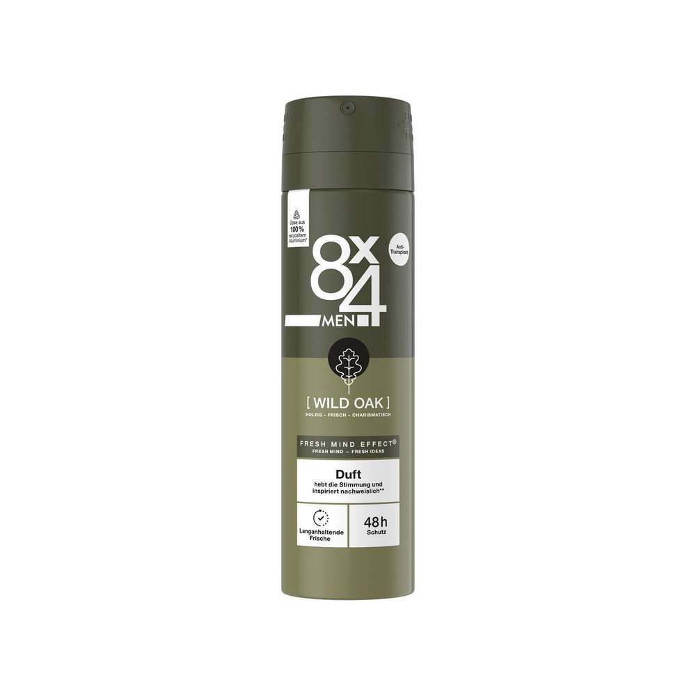 Produktabbildung 8x4 Deo Spray, Wild Oak