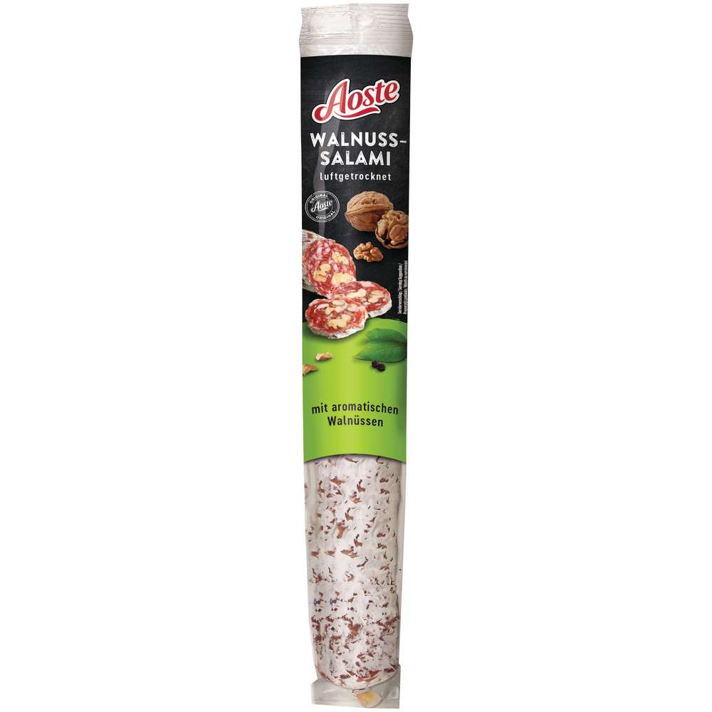 Produktabbildung Aoste Walnuss-Salami, luftgetrocknet
