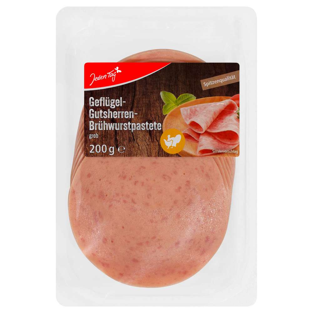 Produktabbildung Jeden Tag Geflügel-Gutsherrenpastete