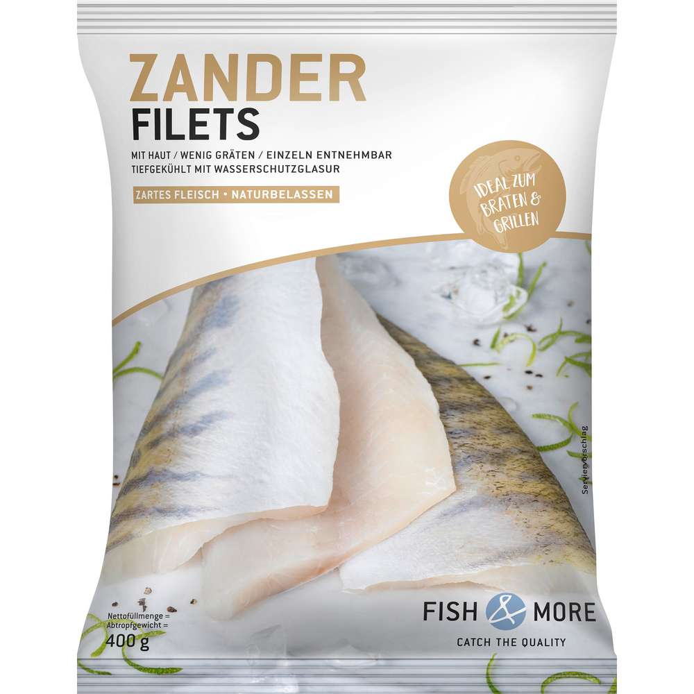 Produktabbildung Fish And More Zanderfilets mit Haut