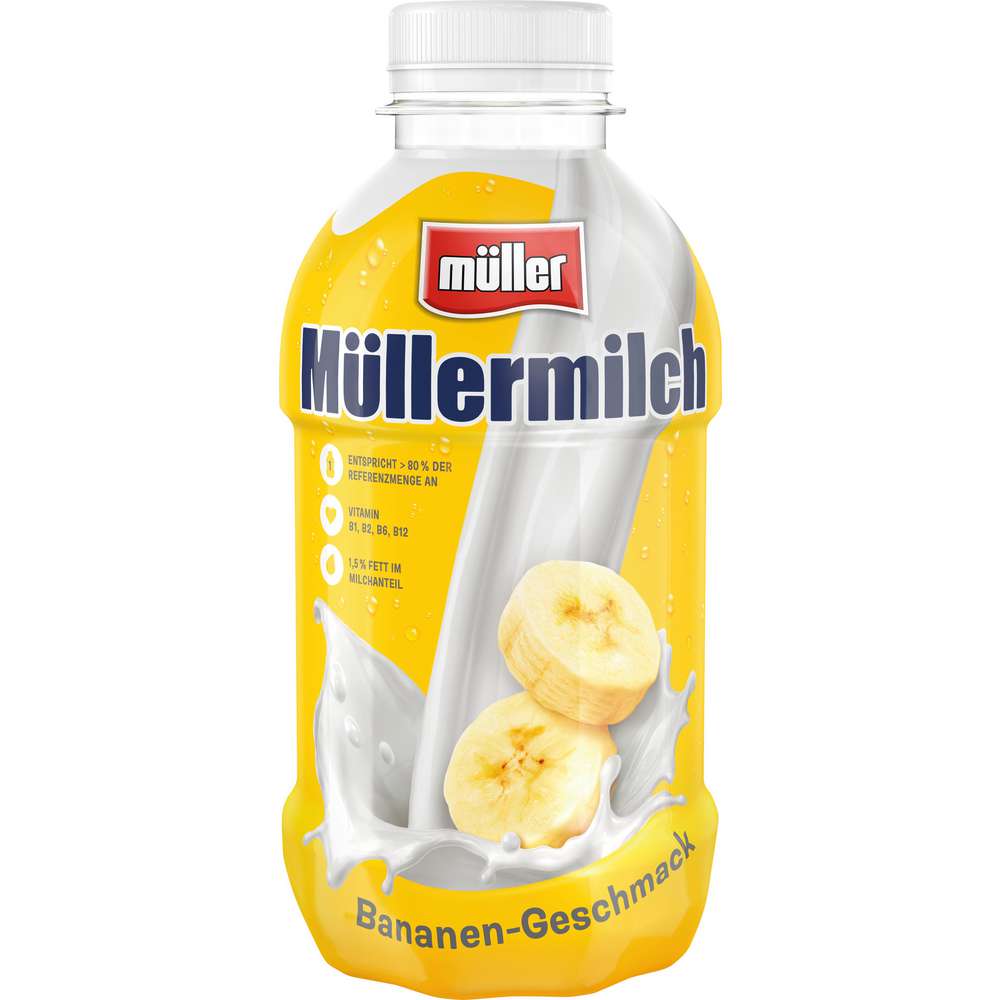 Produktabbildung Müller Müllermilch, Banane