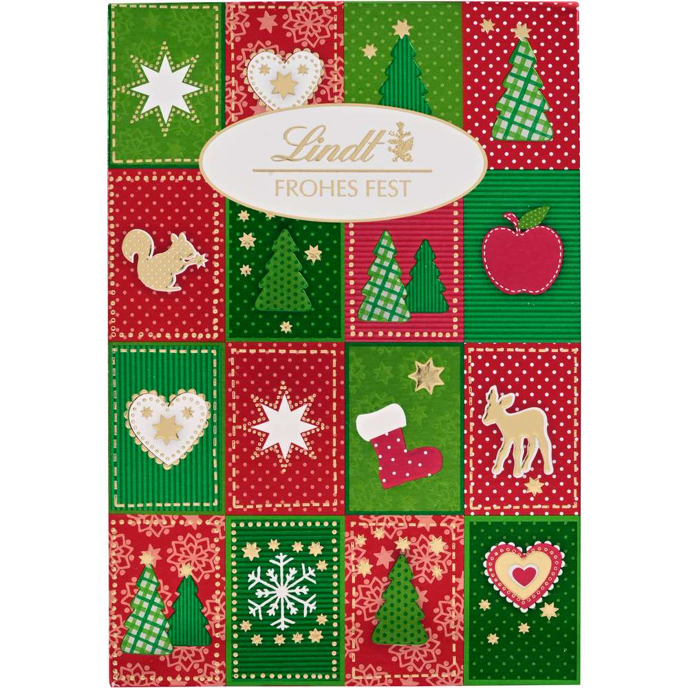 Produktabbildung Lindt Weihnachts-Pralinen, Frohes Fest-Tasche