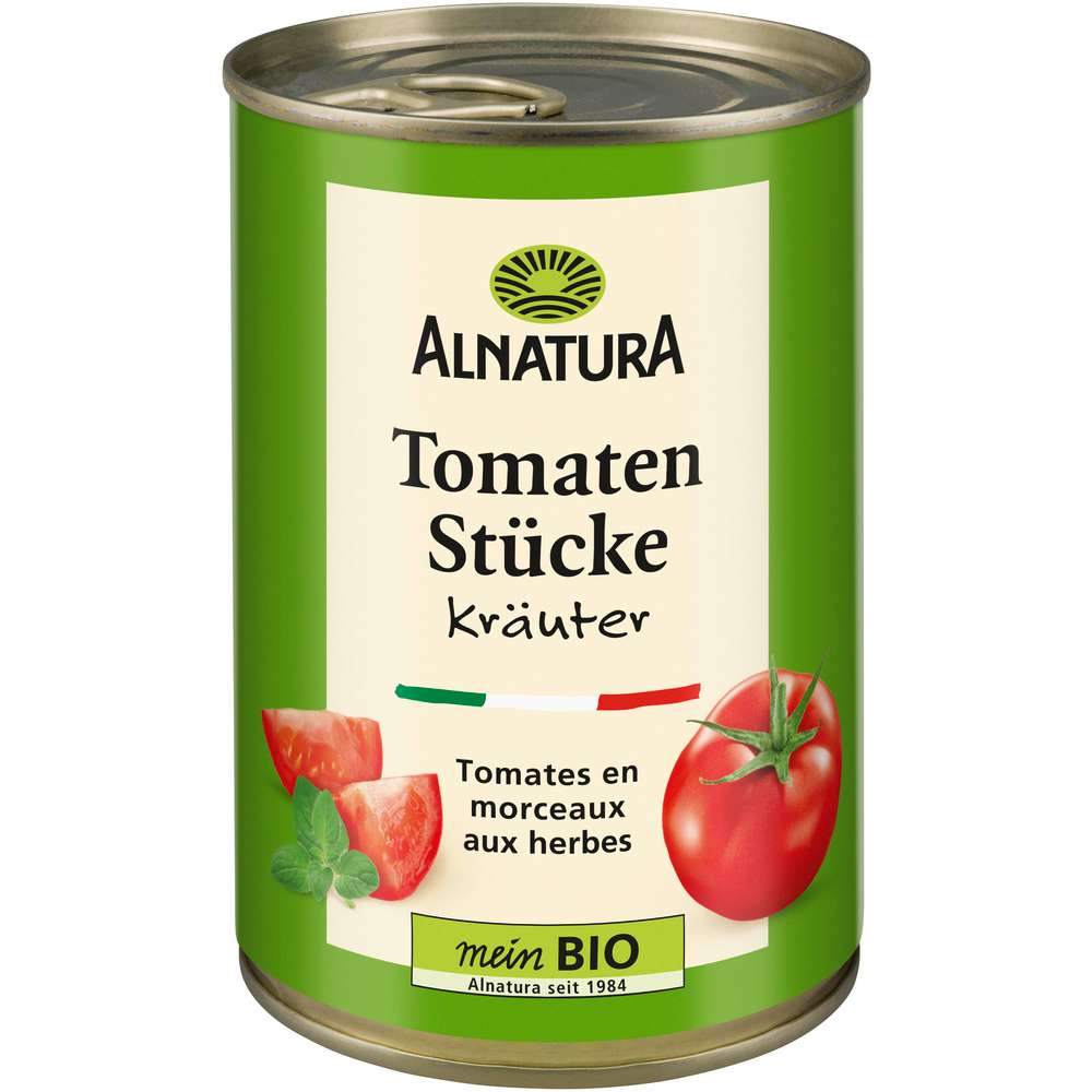 Produktabbildung Alnatura Bio Tomatenstücke, Kräuter