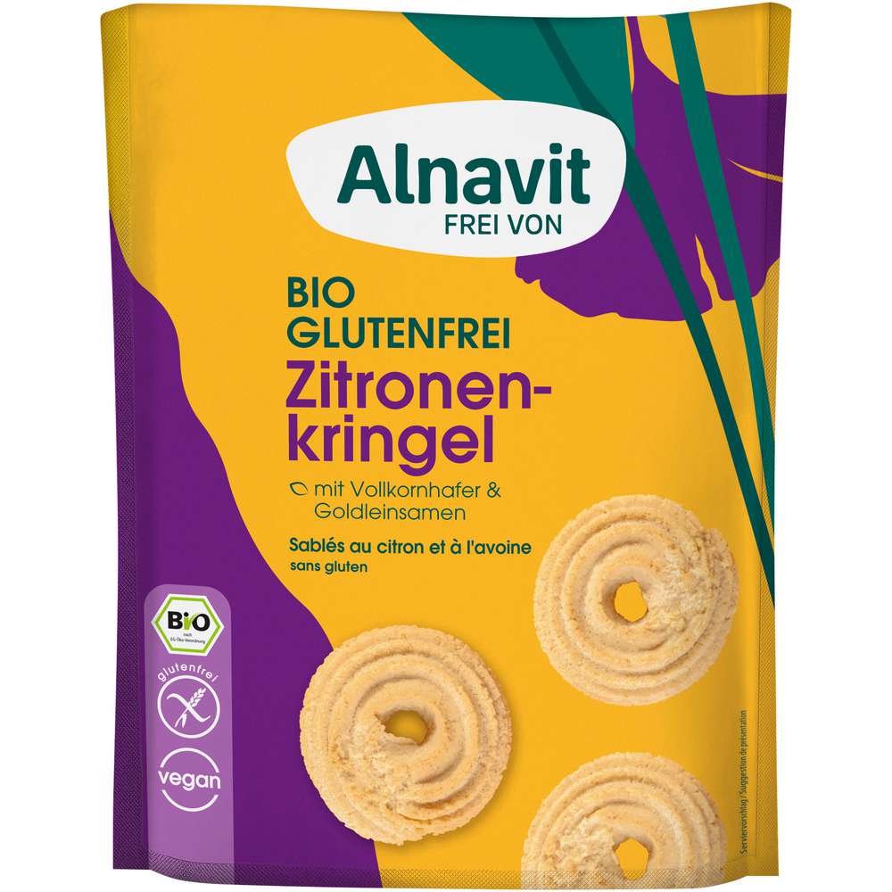 Produktabbildung Alnavit Bio Spritzgebäck, mit Hafer
