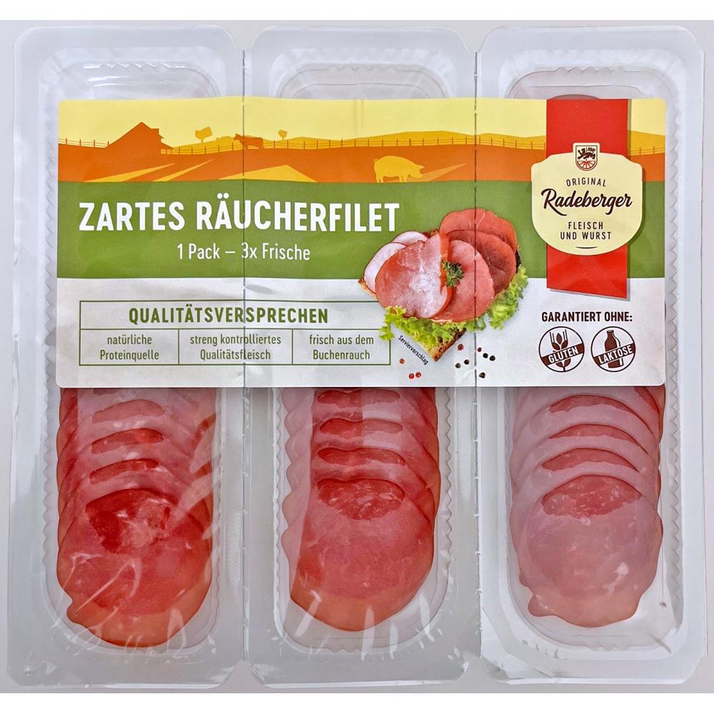 Produktabbildung keine Marke Radeberger Zartes Räucherfilet, 3 x 30 g