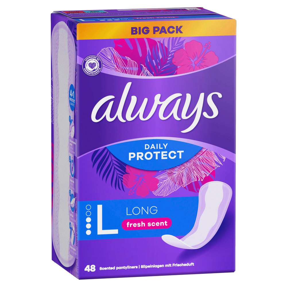 Produktabbildung Always Daily Protect Slipeinlagen Long