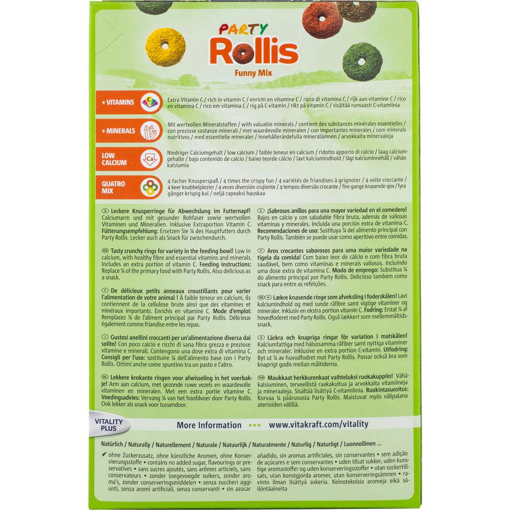Produktabbildung Vitakraft Nagerfutter Party Rollis Funny Mix