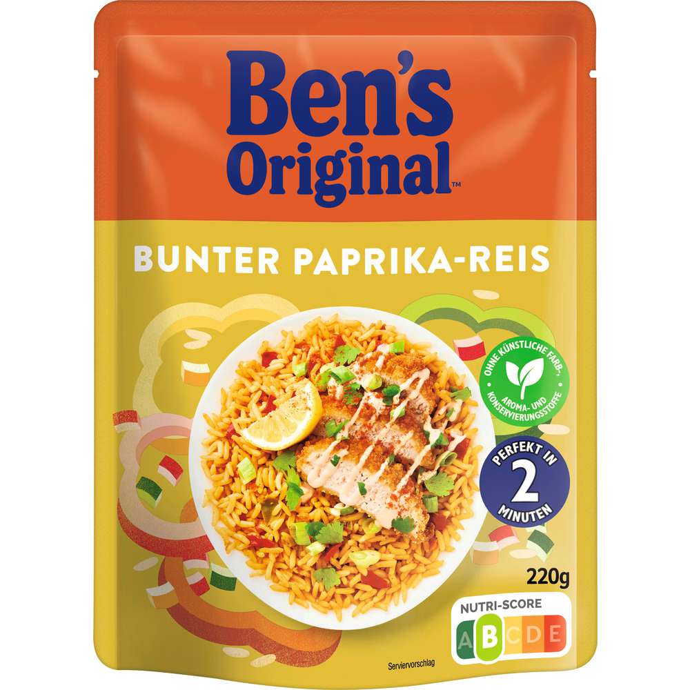 Produktabbildung BEN'S ORIGINAL Express Reis bunter Paprika