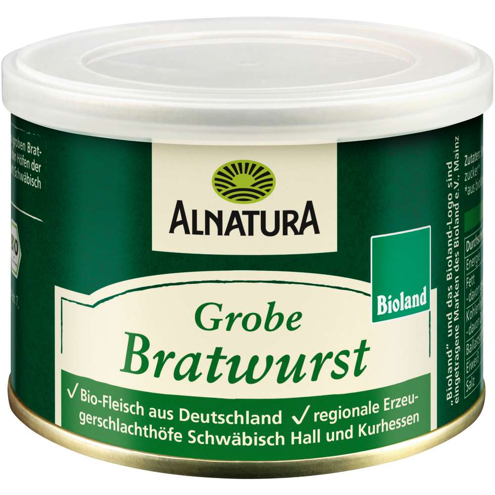 Produktabbildung Alnatura Bio Bratwurst, grob