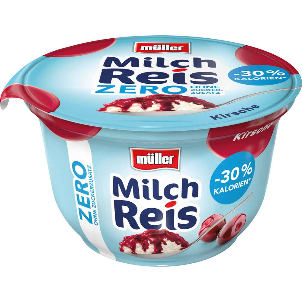 Produktabbildung Müller Milchreis ZERO, Kirsche