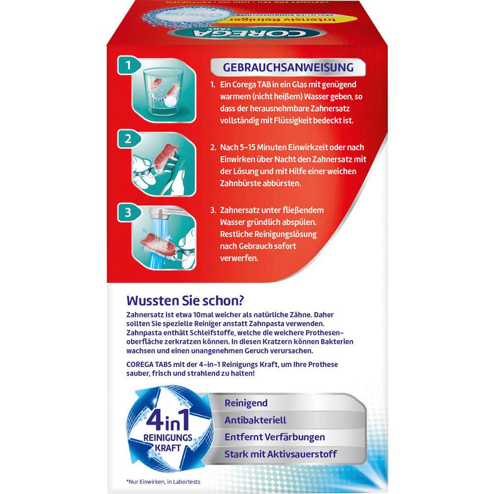 Produktabbildung Corega Gebissreiniger Intensiv