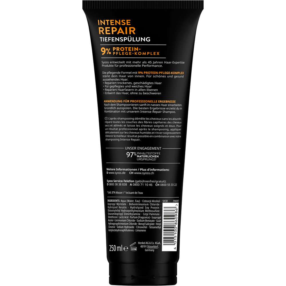 Produktabbildung Syoss Tiefenspülung Intense Repair