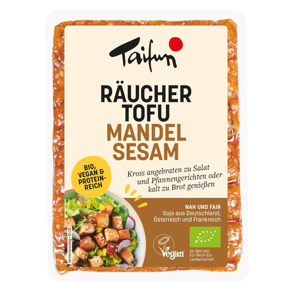 Produktabbildung Taifun Räuchertofu, Mandel-Sesam