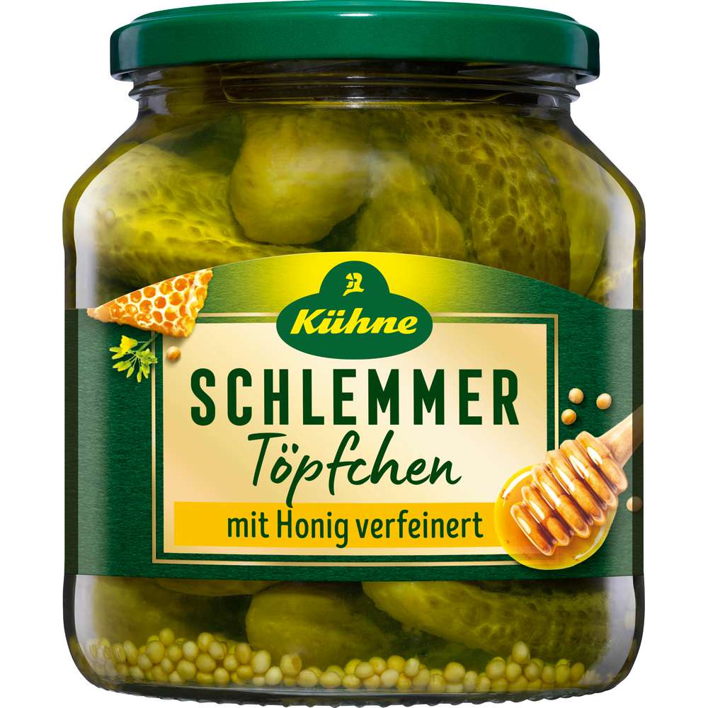 Produktabbildung Kühne Cornichons Schlemmertöpfchen, Süß