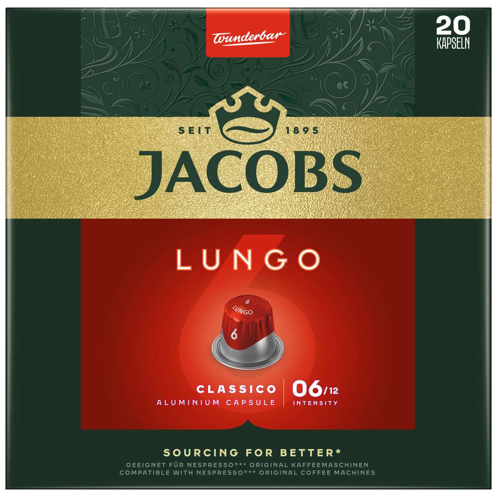 Produktabbildung Tassimo Kaffee Kapseln, Lungo 6 Classico