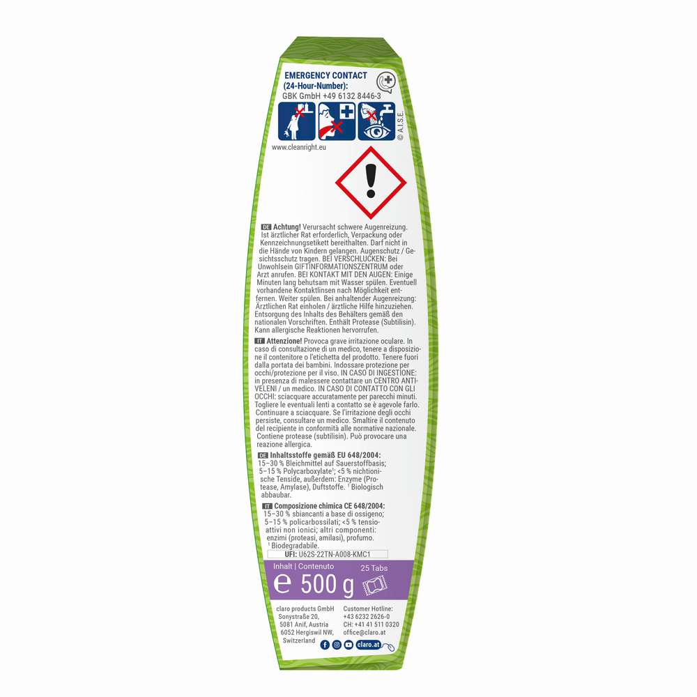 Produktabbildung claro Geschirrspül-Tabs Multi