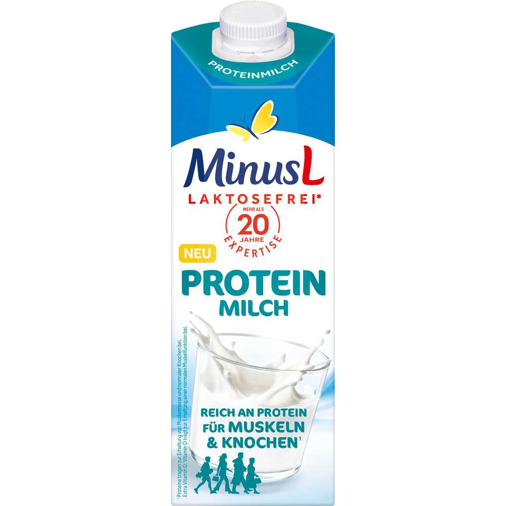 Produktabbildung Minus L Stay Strong Protein H-Milch 0,9% 1L