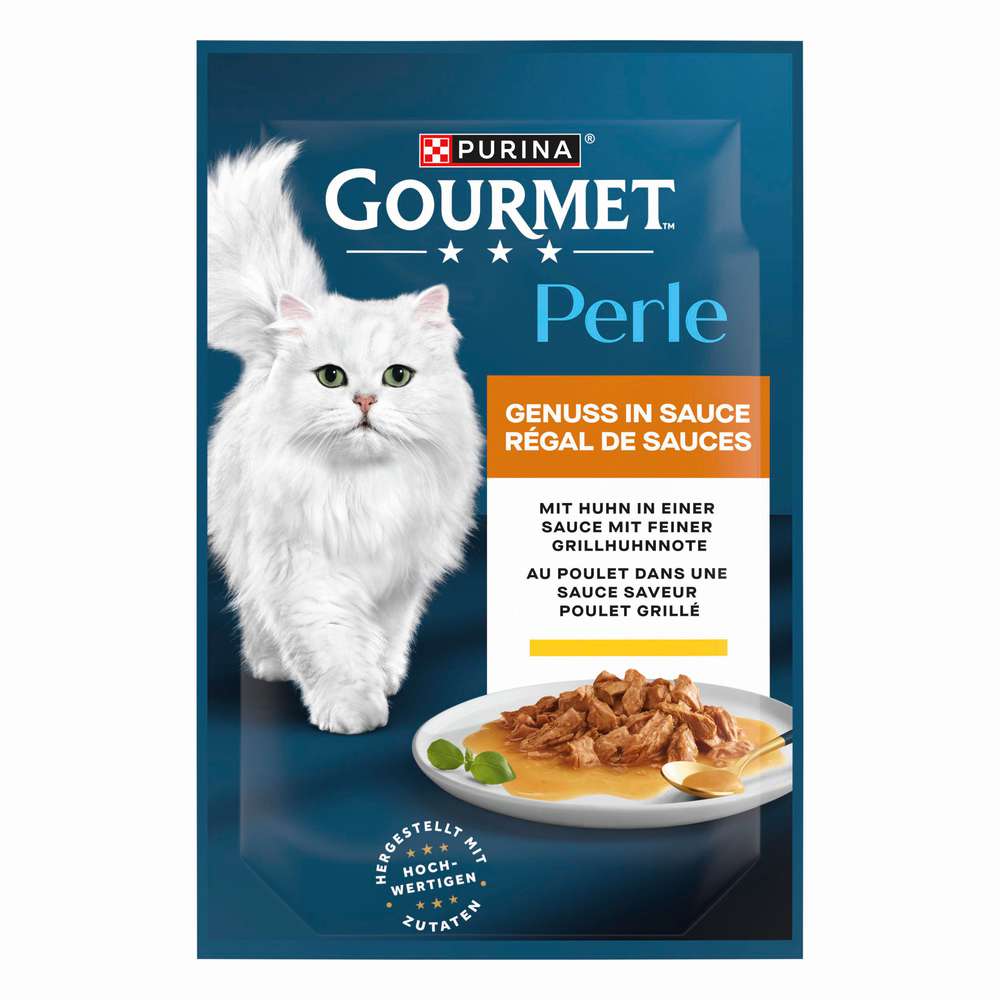 Produktabbildung Purina Katzen-Nassfutter Gourmet Perle, Huhn in Sauce