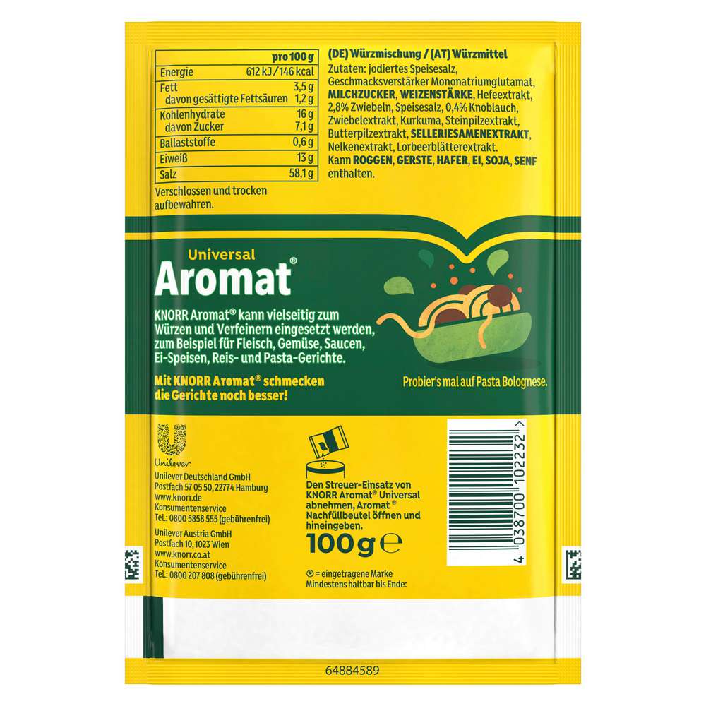 Produktabbildung Knorr Würzmittel Armomat Nachfüllbeutel