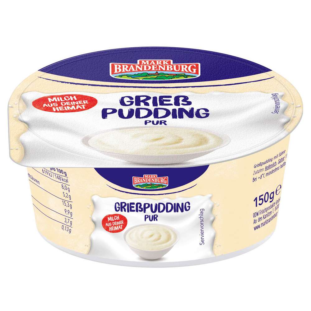 Produktabbildung Mark Brandenburg Grießpudding Pur
