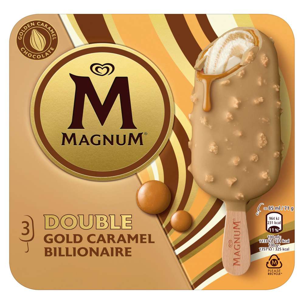 Produktabbildung Magnum Stiel-Eis Double, Caramel