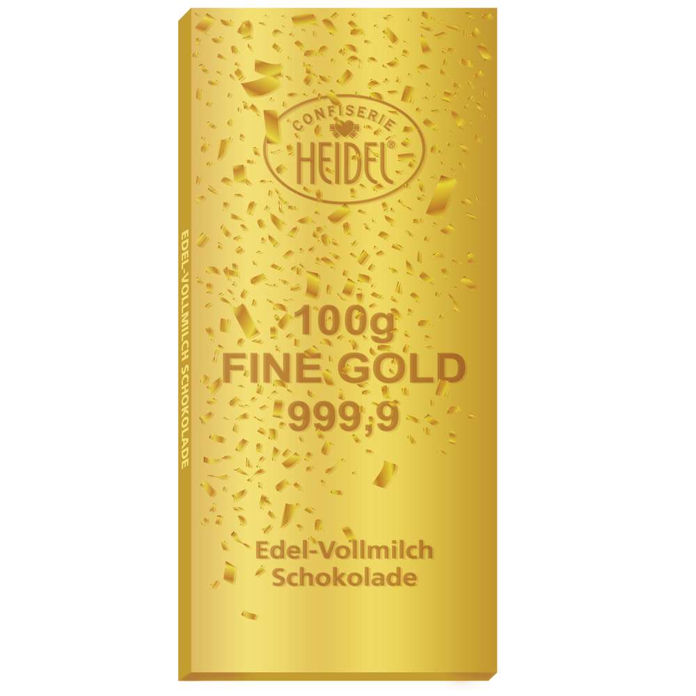 Produktabbildung Confiserie Heidel Tafelschokolade 3D Schoko-Grüße, Edel-Vollmilch