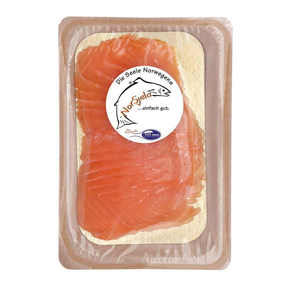Produktabbildung Abrahams Norsjela Räucherlachs, in Scheiben