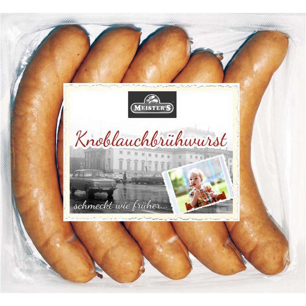 Produktabbildung Meisters Knoblauchbrühwurst