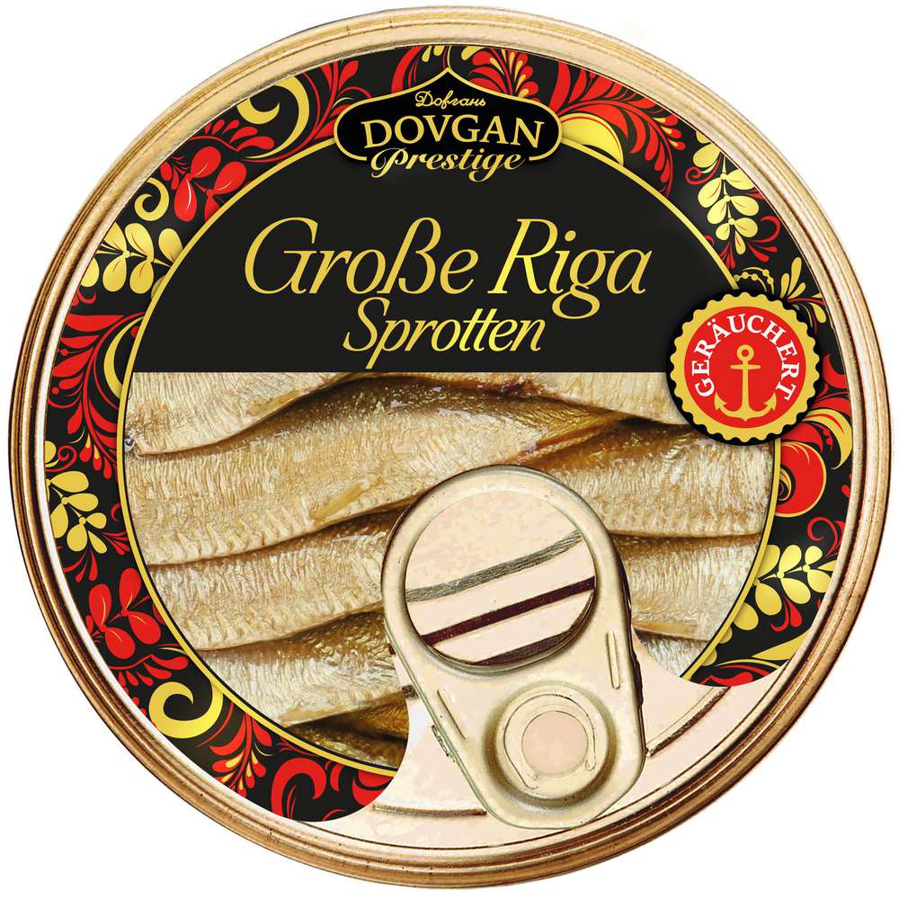 Produktabbildung Dovgan Große Riga Sprotten