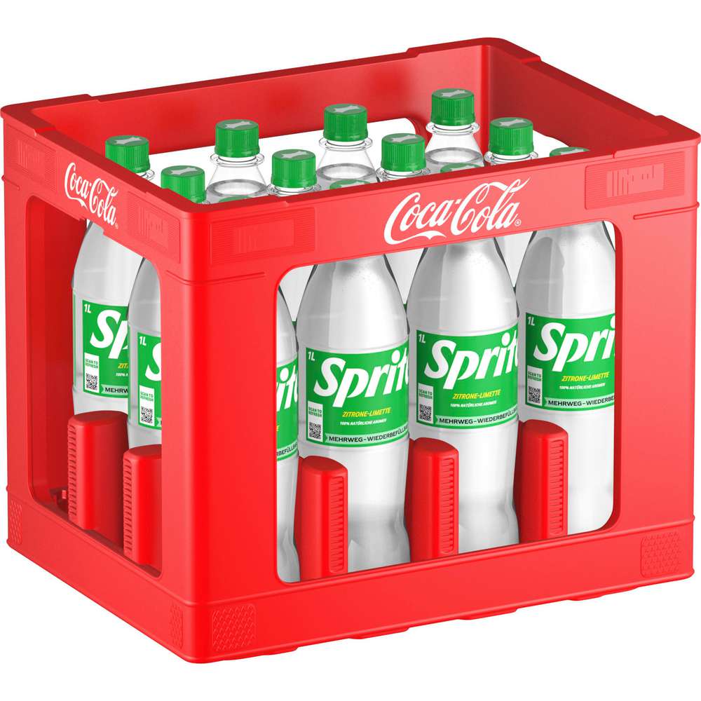 Produktabbildung Sprite Zitronen-Limetten Limonade (12x 1,000 Liter)