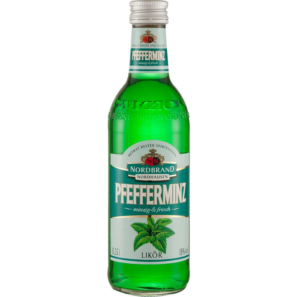 Produktabbildung Nordbrand Pfefferminzlikör 18%