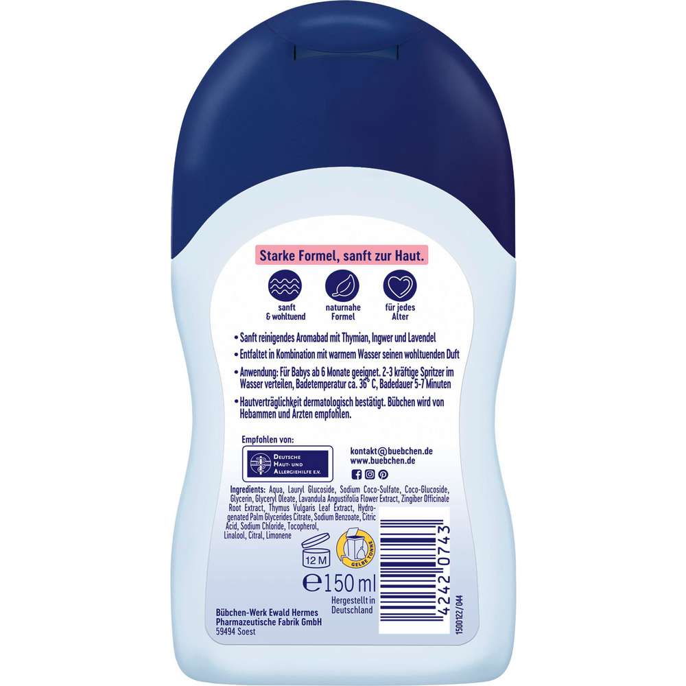 Produktabbildung Bübchen SOS Erkältungsbad