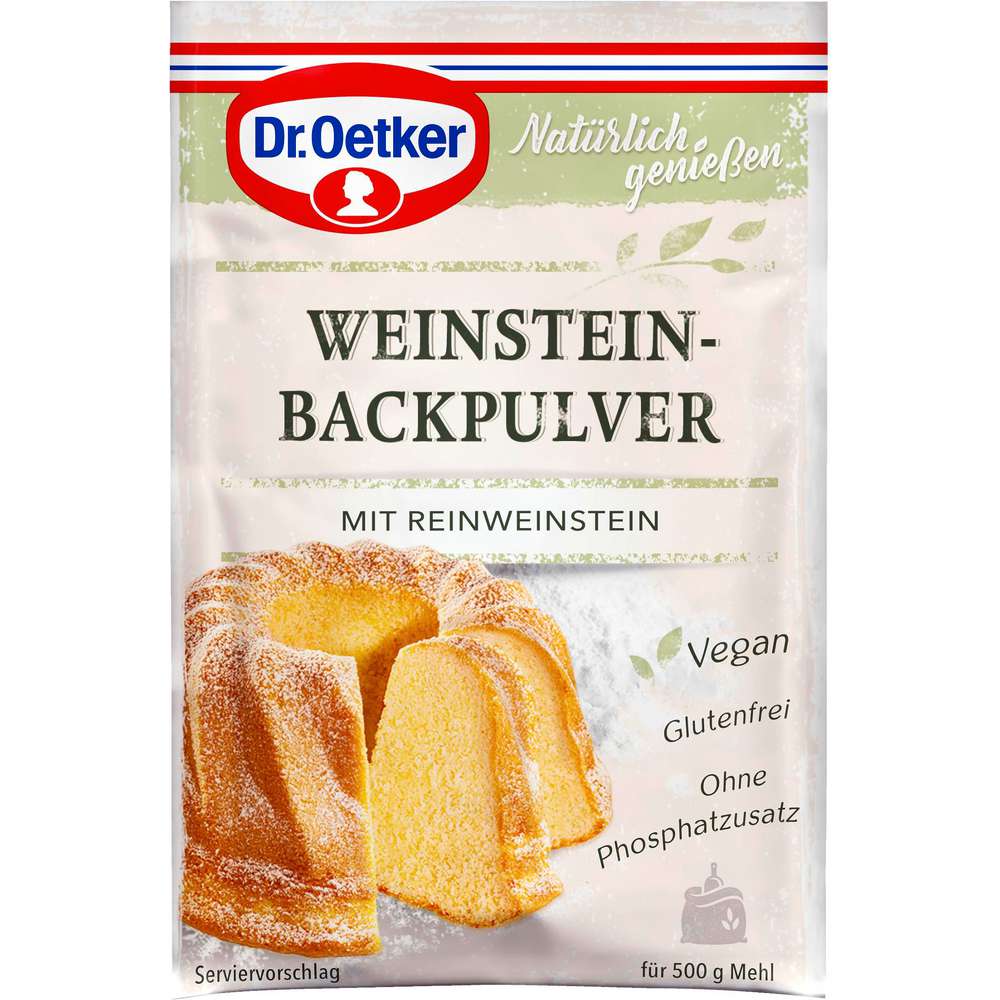 Produktabbildung Dr. Oetker Weinstein-Backpulver 3er Pack