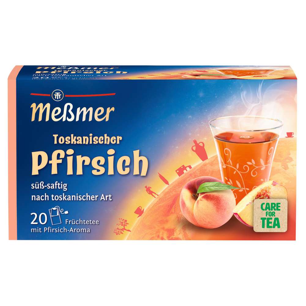 Produktabbildung Meßmer Früchte-Tee Toskanischer Pfirsich, süß-fruchtig
