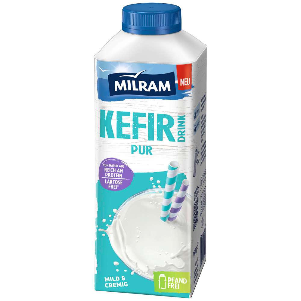 Produktabbildung Milram Kefir Pur, Mild & Cremig