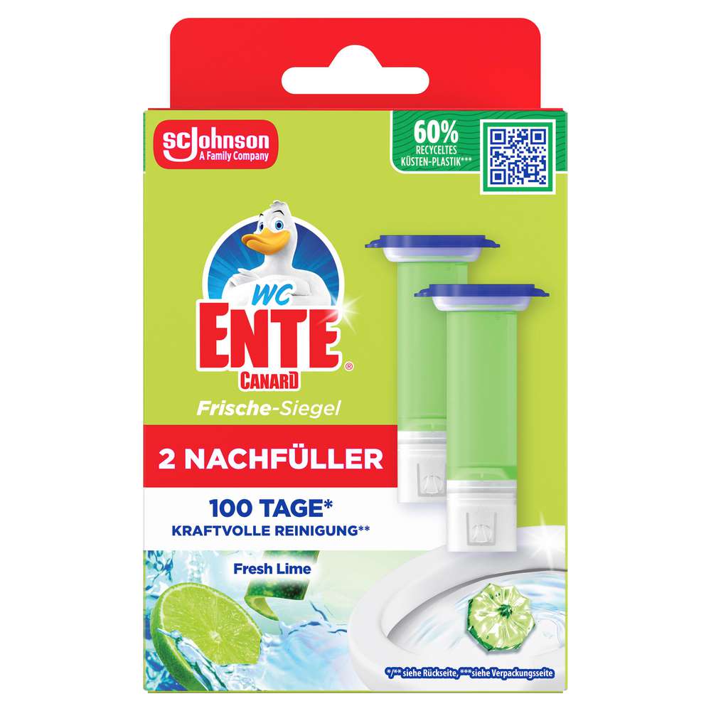 Produktabbildung WC Ente Frische-Siegel, Limone, Nachfüller