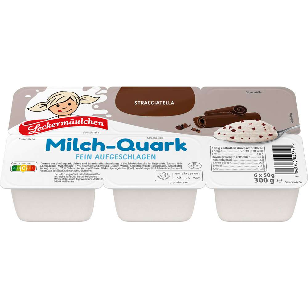 Produktabbildung Leckermäulchen Milchquark Stracciatella