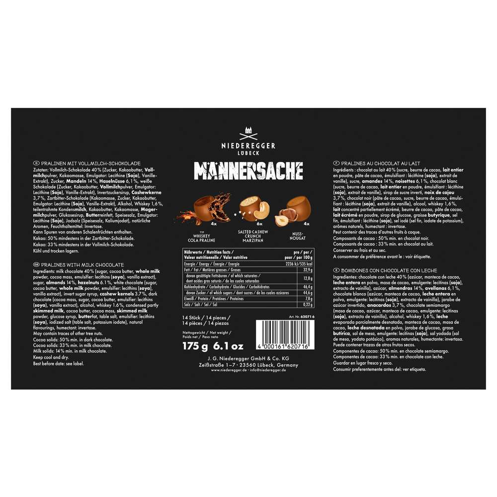 Produktabbildung Niederegger Osterpräsent Männersache