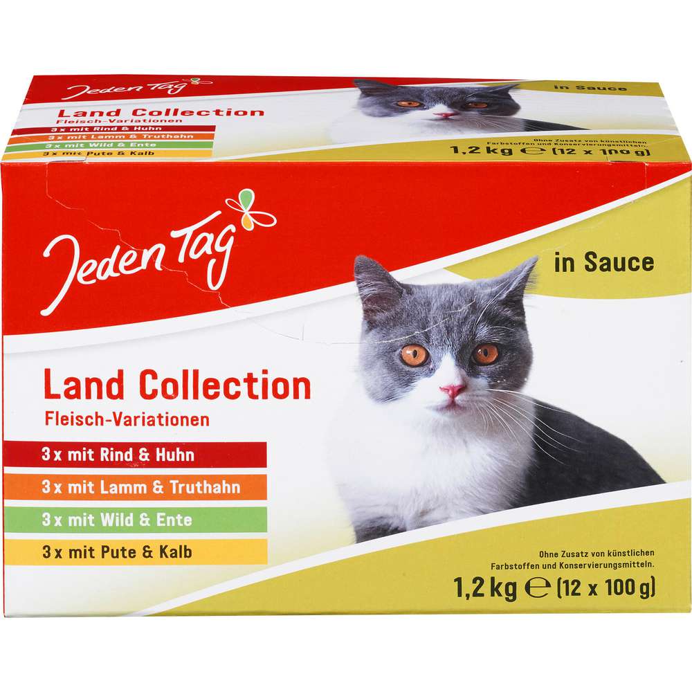 Produktabbildung Jeden Tag Katzen-Nassfutter, Land Collection in Sauce
