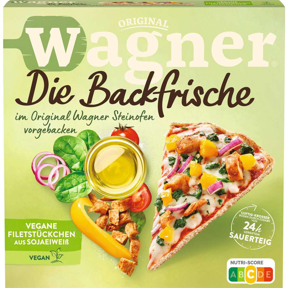 Produktabbildung Wagner Pizza Backfrische vegane Filetstückchen