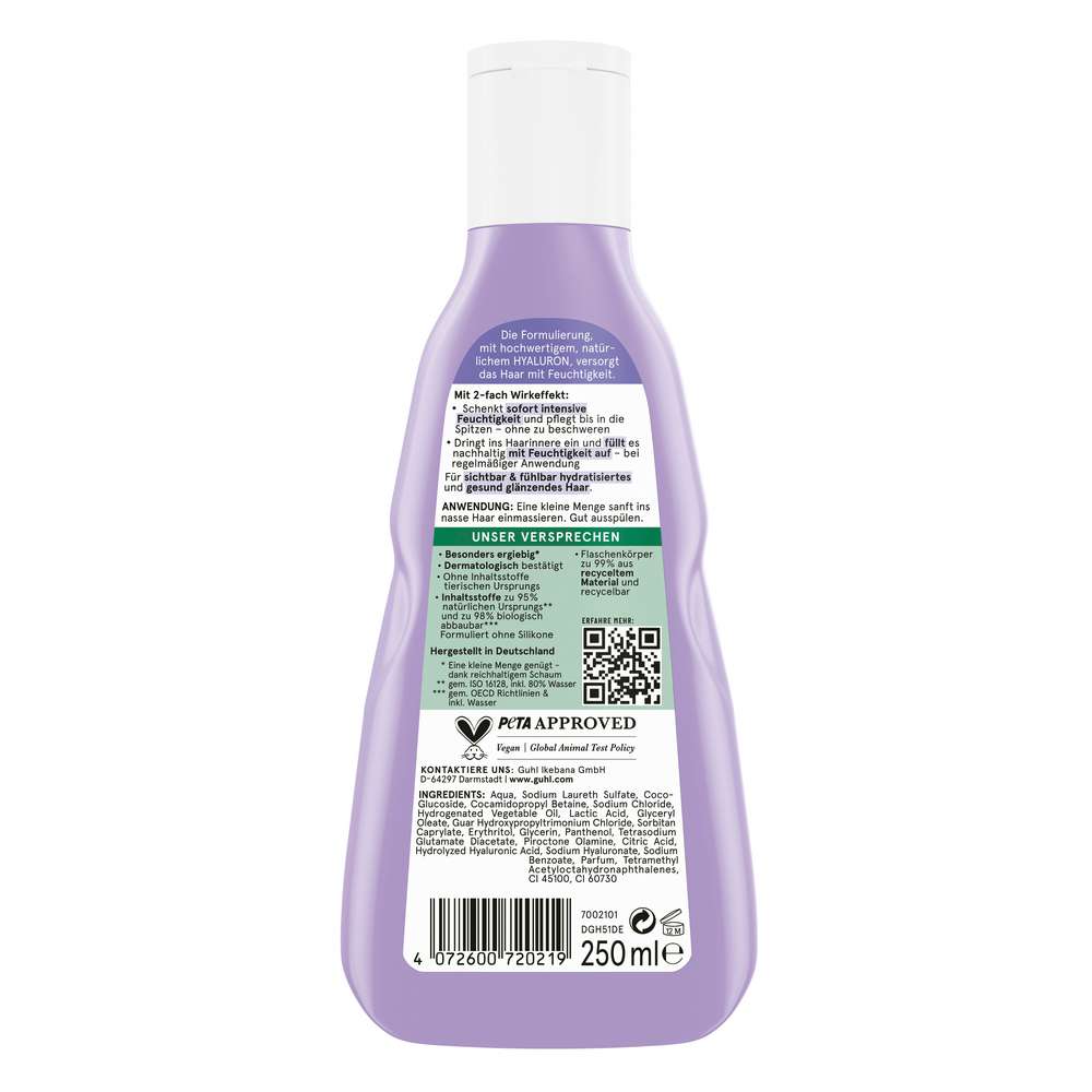 Produktabbildung Guhl Haarshampoo, Hyaluron + Pflege