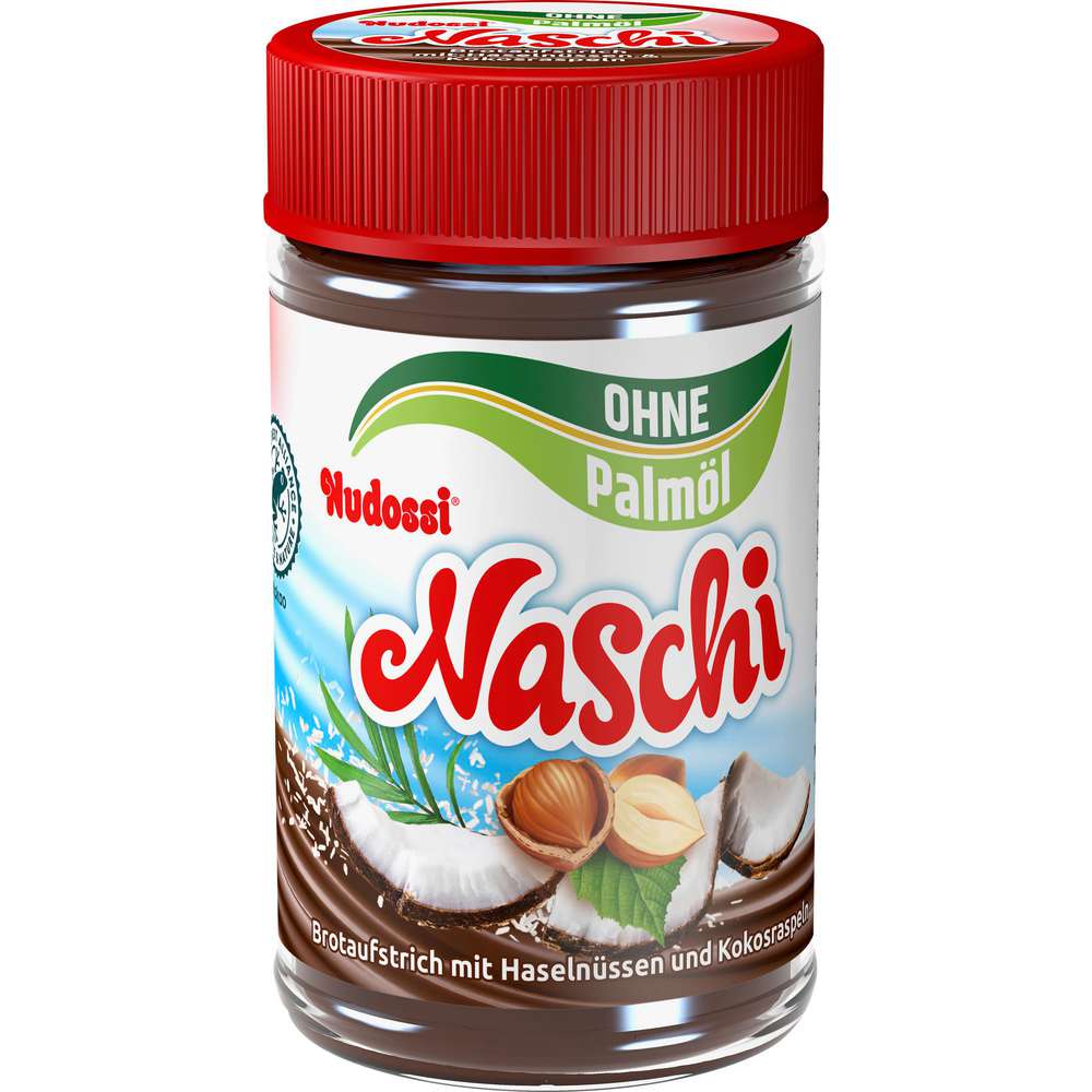 Produktabbildung Nudossi Naschi Brotaufstrich, Haselnuss-Kokos