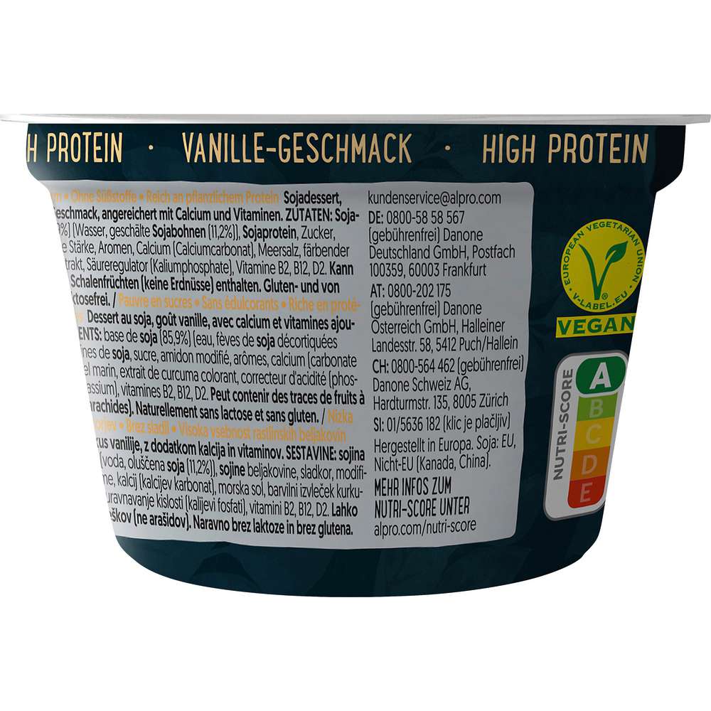 Produktabbildung Alpro Pudding Vanille, High Protein