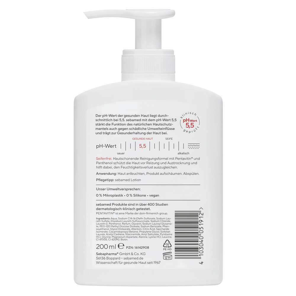 Produktabbildung Sebamed Waschemulsion Pentavitin