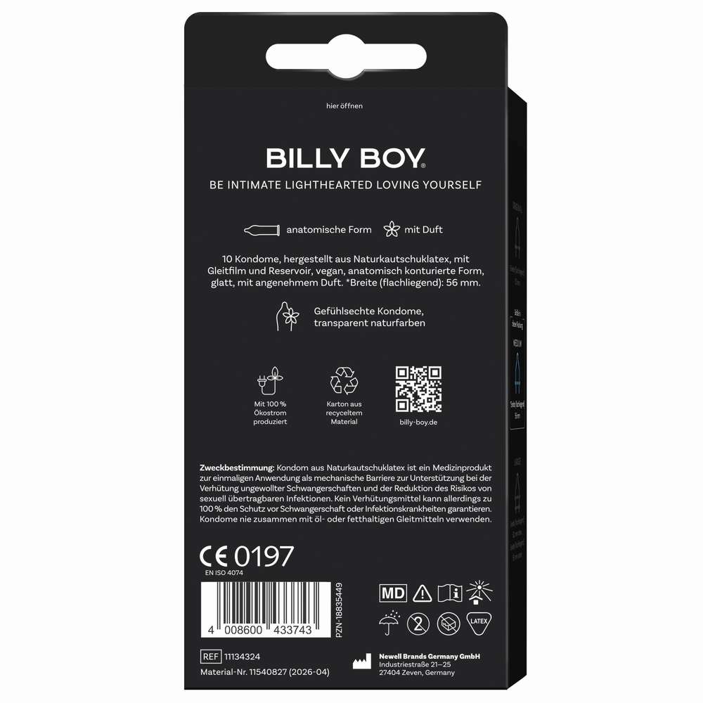 Produktabbildung Billy Boy Kondome Viel Gefühl